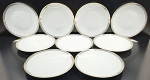 9) Rosenthal Gala Blue Salad Plates Set Vintage Elegant Dishes Germany Retro Lot - Picture 1 of 24