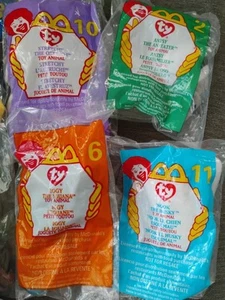 9 McDonald's Ty Beanie Babies Sealed All Different - Bild 1 von 3
