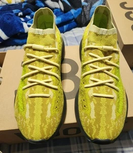 Adidas Yeezy Boost 380 Fz4990 Size 14 Hylte Glow - Picture 1 of 9