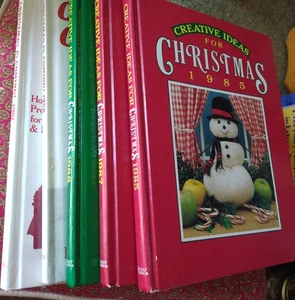 Creative Ideas For Christmas-'85,'87,'88/ Christmas Is Coming-'86,'87/ Lot Of 5 - Imagen 1 de 14