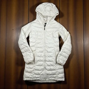 The North Face 550 Jacke Damen Small Ivory Hyvent Parka Daunen Kapuze Regenmantel** - Bild 1 von 10