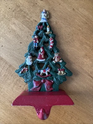 Midwest of Cannon Falls Hierro Fundido Árbol de Navidad Ángel Medias Soporte Colgador Foto 1 de 4