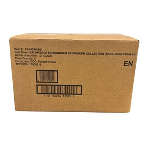 Pokemon TCG Salamence & Reshiram ex PREMIUM COLLECTION BOX CASE Sealed 6 Boxes - Picture 1 of 2