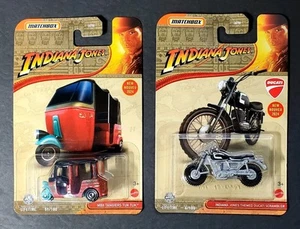Matchbox INDIANA JONES Movie TANGERS TUK TUK/DUCATI SCRAMBLER 2er Set MOC NEU! - Bild 1 von 5