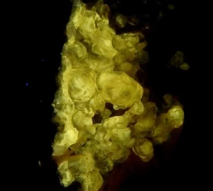 CRISTALES DE CERUSITA y BARITA en GALENA ++ LW FLUORESCENTE Marruecos Mibladen /pl914 - Imagen 1 de 21