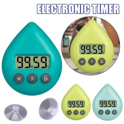 Water Drop Electronic Timer Programmable Countdown Timer With Alarm And Suction{ - Image 1 of 4