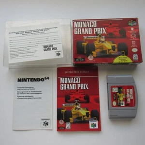 Monaco Grand Prix (Nintendo 64 N64, 1999) Auténtico Completo En Caja CIB Tarjeta Reg - Imagen 1 de 24