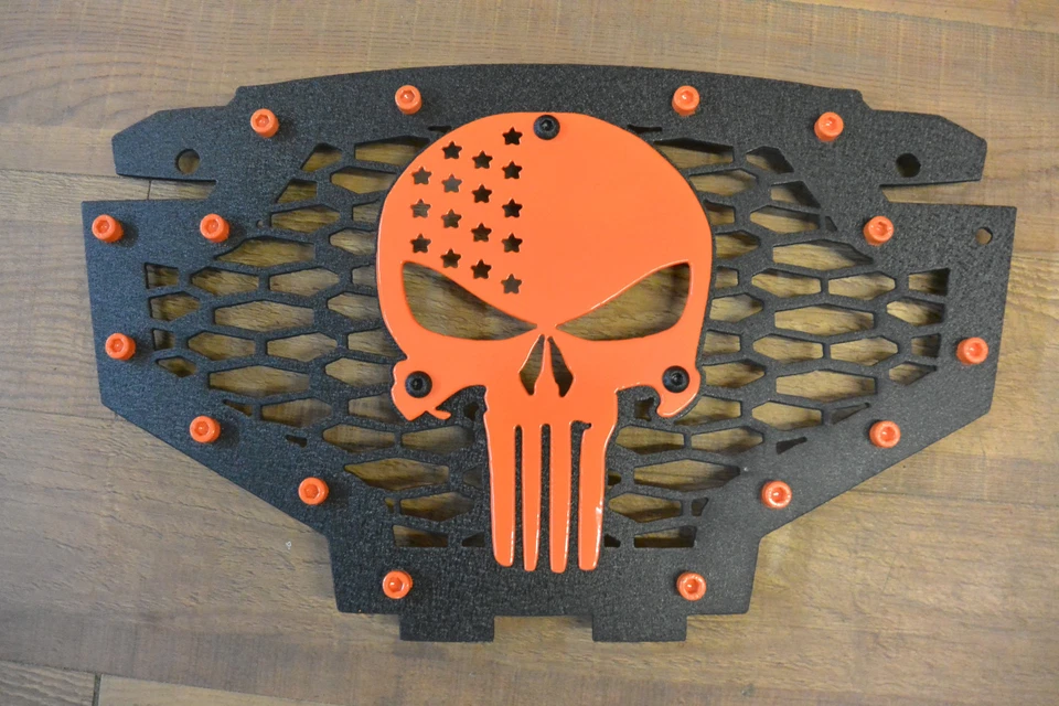 Parrilla personalizada Polaris RZR S 800 2012-2015 RZR 570 2012-2014 naranja/negro Foto 1 de 1