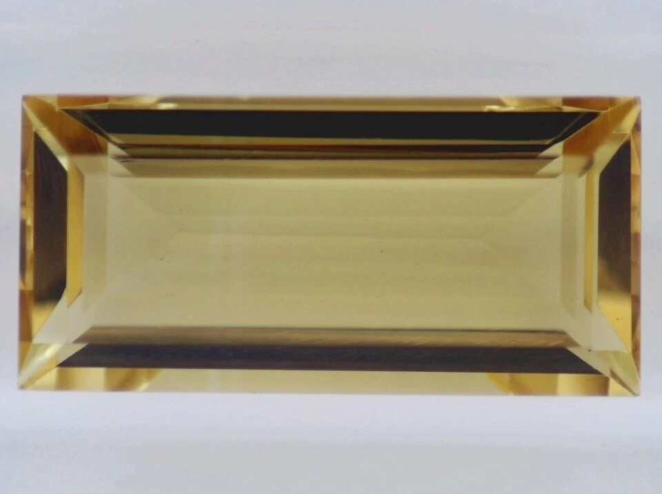 SUNSET QUARTZ 25.25 x 12.25 MM BAGUETTE CUT SENSATIONAL COLOR F-379 - Image 1 of 1