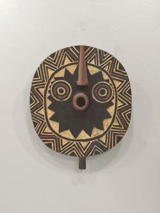 African Sun Mask Burkina Faso Harvest Sun Mask - Picture 1 of 4