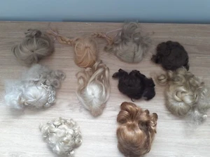 Doll Wigs x 10 Bulk Lot - for doll making - Picture 1 of 8
