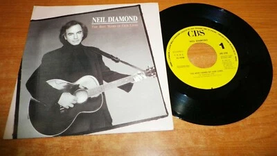 NEIL DIAMOND The best years of our lives 7" SPANISH PROMO SINGLE VINYL VERY RARE - Image 1 of 2