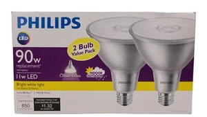 Philips LED Flood Light Bulb Classic Glass Indoor Outdoor PAR 38, 850lm, 11 Watt - Picture 1 of 1