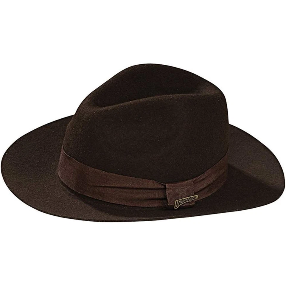 Indiana Jones Hat Brown Fedora Fancy Dress Up Halloween Adult Costume Accessory - Image 1 of 1
