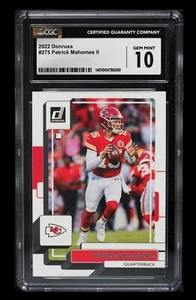 2022 ๐ Panini Donruss, #275, Patrick Mahomes II, KC Chiefs, CGC-10 - Picture 1 of 2