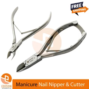 Manicure Fingernail Cuticle Nipper Ingrown Toenail Clipper Cutter Locking Handle - Bild 1 von 3