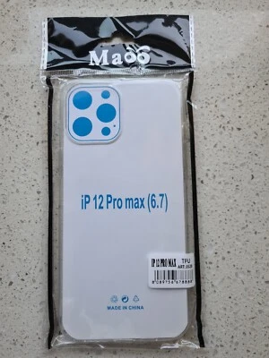 iphone 12 pro max apple custodia cover trasparente - Immagine 1 di 2