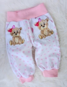 NEU * Baby Pumphose * Größe 68 * Mitwachshose * Babyhose * Strampler * Teddy - Bild 1 von 4