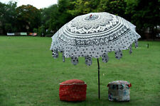 Indian Mandala Outdoor Garden Parasol Sun Shade Umbrella For Summers