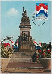 63597  -  NETHERLANDS - POSTAL HISTORY: MAXIMUM CARD 1972 -  FLAGS