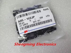 200PCS A05-102J 5A102J 1K Ohm passo 2,54MM 5Pin resistenza array di rete - Foto 1 di 1