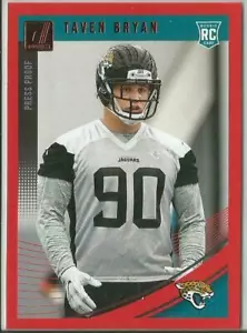 2018 Donruss - TAVEN BRYAN #363 RC red press proof - Jacksonville Jaguars 🏈 - Bild 1 von 1