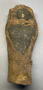 Ancienne faïence émaillée égyptienne Ushabti 664-332 av. J.-C. - Photo 1/5