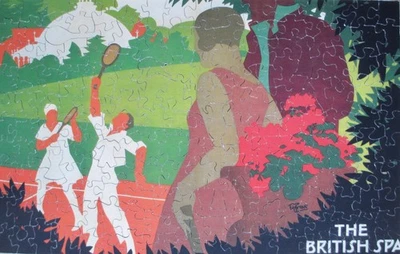 WOODEN JIGSAW PUZZLE - THE BRITISH SPA - Image 1 of 4