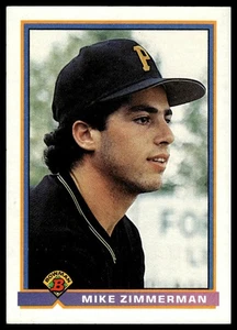1991 Bowman #519 Mike Zimmerman Rookie - Picture 1 of 2