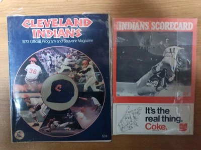 Cleveland Indians Program Lot 1971, 73, 74 (2 Different), 76 (2 Different),78,79 - Image 1 of 4