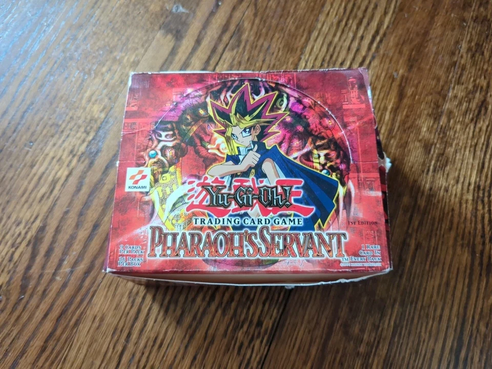 Yugioh PSV 1ª Edición Pharaoh's Servant 36 Booster Pack Caja - CAJA VACÍA Foto 1 de 4