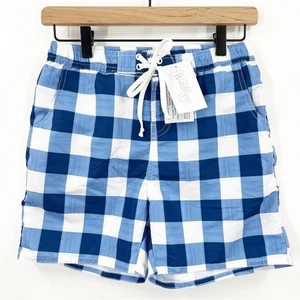 Wildling NWT Well Dressed Wolf Vintage Buffalo Check Swim Trunks Board Shorts 12 - Picture 1 of 8