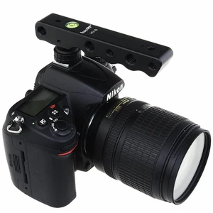 Griff Video Stabilizer Blitzschuh Halterung für Canon Nikon Blitzschuh Schwarz - Bild 1 von 7