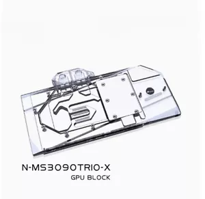 Passend für N-MS3090TRIO-X Grafikkarte Wasserkühlkopf RTX3090/3080/TRIO - Bild 1 von 5