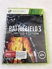 Battlefield 3 Limited Edition Xbox 360 Disks Mint Pal Free Postage