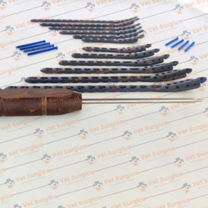 3,5 mm Verriegelung Medial D Tibia Platte R/L und Verriegelung & Kortex Schraube 143-teiliges Set Ti - Bild 1 von 1