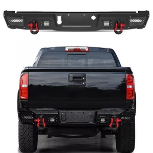 Offroad For 2015-2022 Chevy Colorado Steel Rear Bumper W/LED Lights & D-rings - Picture 1 of 9