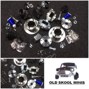 KIT DE CONVERSIÓN DE DISCO DE FRENO CLÁSICO MINI 7,5" C-AJJ4028 AUSTIN MORRIS COOPER ROVER - Imagen 1 de 1