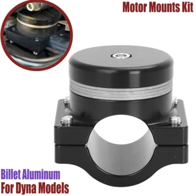 For Dyna Case Saver Models 1991- 2017 Front Motor Mounts Kit Aluminium Black - Image 1 of 4