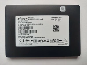 Micron M600 2.5" 256GB SATA III - 6Gbps SSD (MTFDDAK256MBF) - Picture 1 of 4