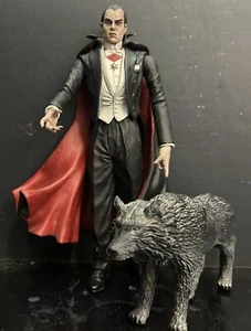 Figura Drácula con Lobo 8" Universal Monsters Diamond Select 2011 - Imagen 1 de 10