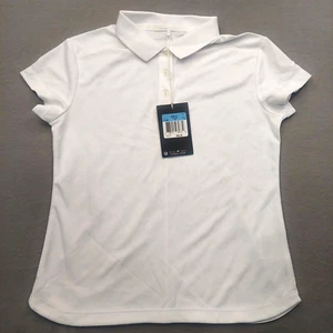 [New w/ Tags] Polo Golf Shirt Nike Dri-Fit Girls Junior Size M White [MSRP $40] - Picture 1 of 10