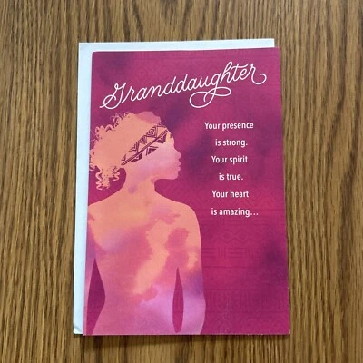 孙女情人节卡片。   American Greetings Tender Thoughts — 第 1/2 张图片