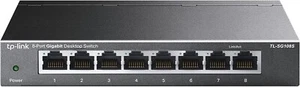 Switch 8 Porte Gigabit Ethernet 10/100/1000 Mbps Nero TP-Link TL-SG108S - Foto 1 di 1