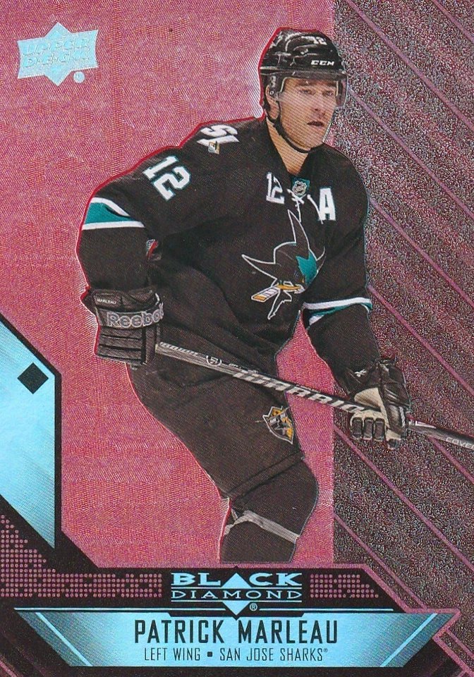 PATRICK MARLEAU 2014-'15 BLACK DIAMOND RUBY PARALLEL 5/50 - Image 1 of 2