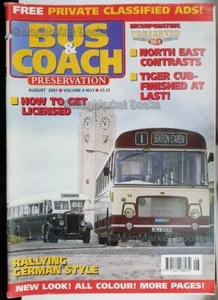 CLASSIC VEHICLES · BUS & COACH PRESERVATION MAGAZINE · AUGUST 2001 - Bild 1 von 1