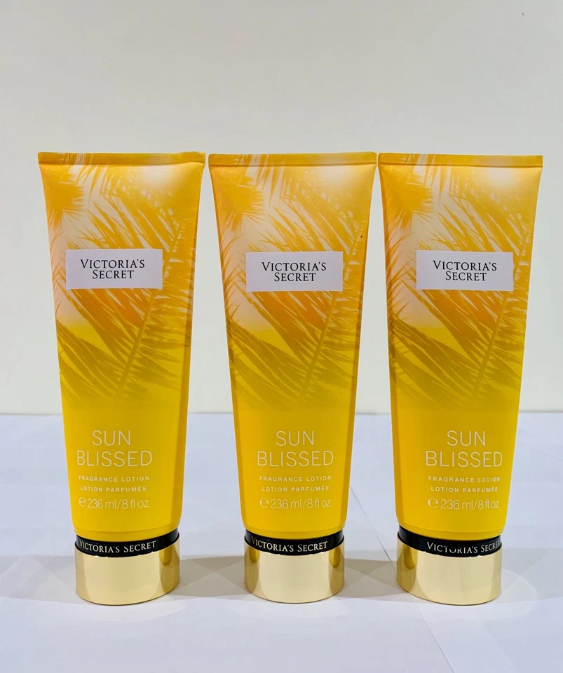 2 Victoria's Secret Sun Blissed Fragrance Lotion Parfumee 8oz
