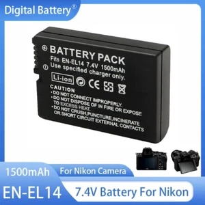 EN-EL14 Kamera Akku Für Nikon D3100 D3300 D3500 D5600 D5200 P7000 P7100 P7800 - Bild 1 von 8