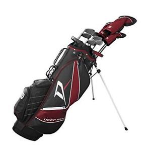 Men's Complete Golf Club Package Sets - Ultra, Ultra Plus, Right ，Deep Red Tour