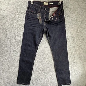 Pantalones Devred Jeans Para Hombre 32x32 1902 Botón Mosca Henri Recto Oscuro Informal Hombres - Imagen 1 de 19
